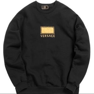 Kith x Versace Greek Key Crewneck Black